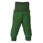 Engel Baby-Hose Wolle, Fleece Grün melange 070 | 62/68