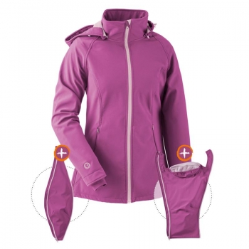 mamalila Softshell Tragejacke Pink | S