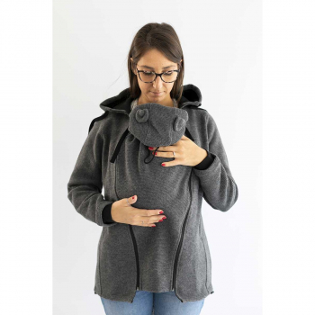 Wear Me Wooljacket 4in1 Dark Grey | M