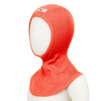 ManyMonths Wool Elephant Hood Precious Coral | S/M