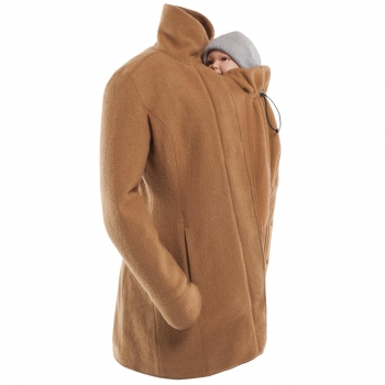 Eco Wool Babywearing Coat Oslo Camel | M