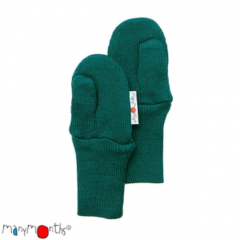 Manymonths Woll-Handschuhe (Mittens) Sequoia Green | M/L