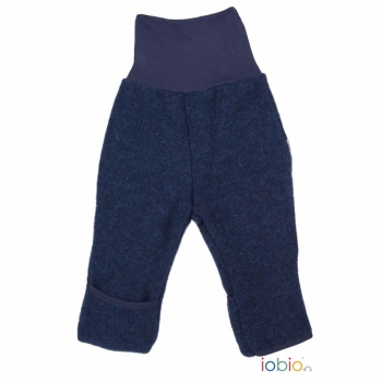 Popolini Baby Pants wool Dunkelblau 246 | 62/68