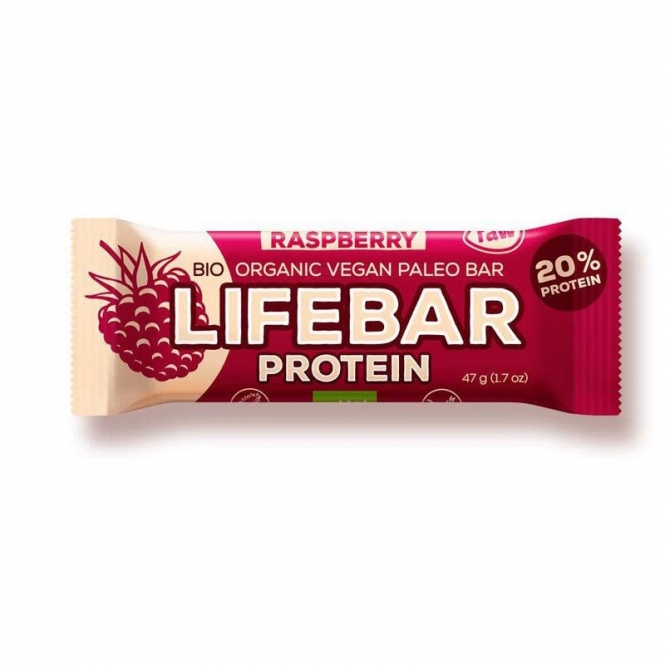 Lifebar Protein Himbeere ROH BIO 