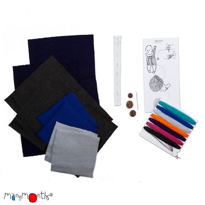 ManyMonths Natural Woollies Repair Kit FoggyBlack/SilverGre | .