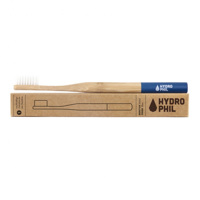 Hydrophil Brosse à dents moyen soft Blau | .