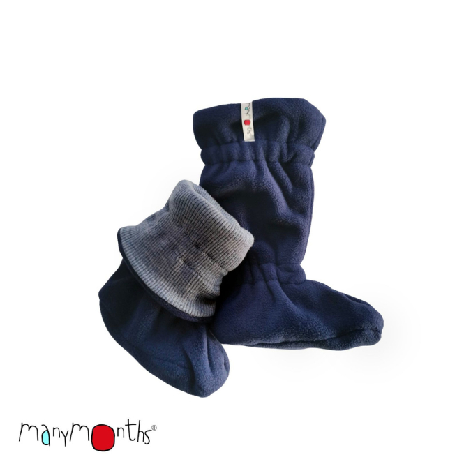 ManyMonths Stiefelchen (Adjustable Winter Booties) Blue Mist | M